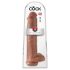 King Cock 15 - jättidildo (38 cm) - tumma luonnonväri