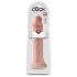 King Cock 14 - imukupilla iso dildo (36 cm) - luonnollinen