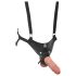 King Cock Strap-on 10 - ontto kiinnitettävä dildo 25 cm
