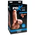PDX Reach Around - 2-in-1 tekopentu ja peniskotelo (ihonvärinen)