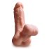 PDX Reach Around - 2-in-1 tekoppa ja peniksen hylsy (luonnollinen)