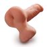 PDX Reach Around - 2-in-1 tekoppa ja peniksen hylsy (luonnollinen)