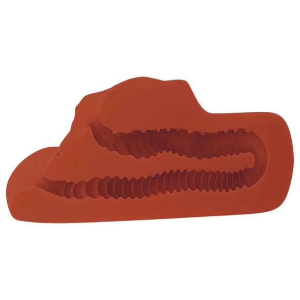 PDX - tuplamasturbaattori - 2in1 realistinen - ruskea