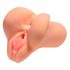 PDX Pick Your Pleasure - 2in1 Aidon Tuntuinen Masturbaattori (Luonnollinen)