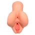 PDX Pick Your Pleasure - 2in1 Aidon Tuntuinen Masturbaattori (Luonnollinen)