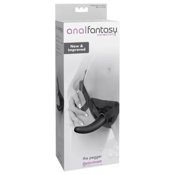 analfantasy - strap-on dildo - musta