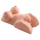 Pipedream DD - 2in1 vibraattori torso masturbointilaite - luonnollinen