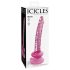 Icicles No. 86 - Penislasinen dildo (vaaleanpunainen)