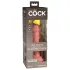 King Cock Elite 6 - realistinen dildo imukupilla 15cm - luonnollinen