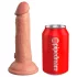 King Cock Elite 6 - realistinen dildo imukupilla 15cm - luonnollinen
