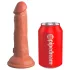 King Cock Elite 6 - realistinen dildoa imukupilla 15cm - tumma