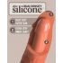 King Cock Elite 6 - imukuppi, aidontuntuinen dildo (15 cm) - tumma