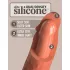 King Cock Elite 6 - realistinen dildoa imukupilla 15cm - tumma