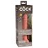 King Cock Elite 7 - Imukuppi, aidon tuntuinen dildo (18cm) - luonnollinen