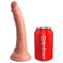 King Cock Elite 7 - Imukuppi, aidon tuntuinen dildo (18cm) - luonnollinen