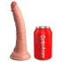 King Cock Elite - dildo imukuppi - realistinen 18cm - beige