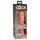 King Cock Elite 8 - imukupilla varustettu, aidontuntuinen dildo (20 cm) - luonnollinen