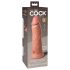 King Cock Elite 8 - imukupilla varustettu, aidontuntuinen dildo (20 cm) - luonnollinen