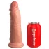 King Cock Elite 8 - realistinendildo imukupilla 20cm - luonnollinen