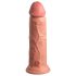 King Cock Elite 8 - imukupilla varustettu, aidontuntuinen dildo (20 cm) - luonnollinen