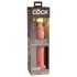 King Cock Elite 9 - realistinen dildolla imukuppi (23cm) - luonnollinen