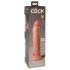 King Cock Elite 9 - realistinen dildolla imukuppi (23cm) - luonnollinen