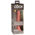King Cock Elite 7 - Imukuppi, Radiovibraattori 18 cm - Luonnollinen