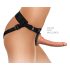 King Cock Elite Mukava Käyttövaljas - Strap-on (ruskea)
