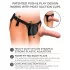 King Cock Elite Beginner's - strap-on dildo - aloittelija - silikoni - beige