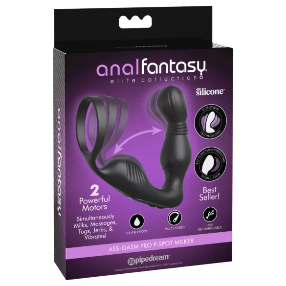 Anal Fantasy Elite - eturauhaskiihotin penisrenkaalla (musta)