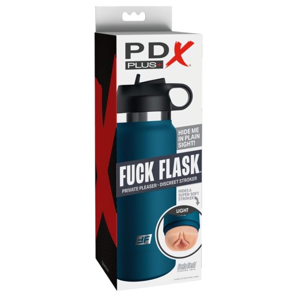 Fuck Flask Private Pleaser - tekopillu pullossa - sininen/nude