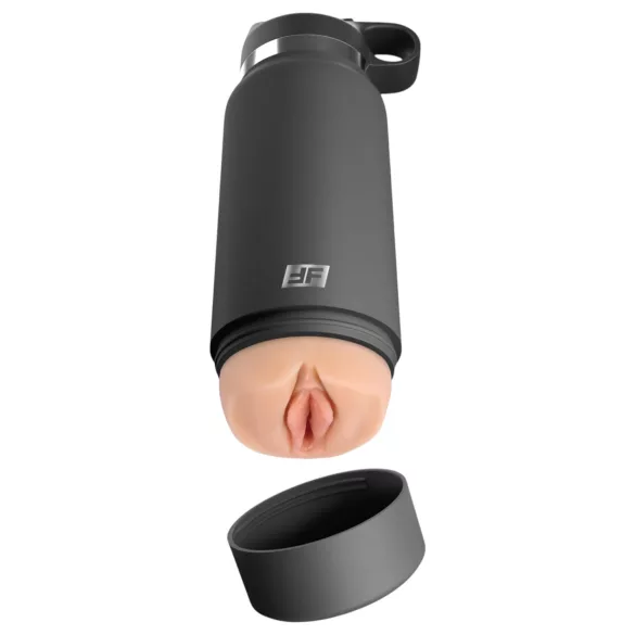 PDX - Fuck Flask Secret Delight - tekovagina pullossa (musta-nude)