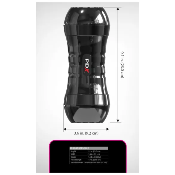 PDX Extreme - masturbaattori tekopimu - XXL - luonnollinen väri