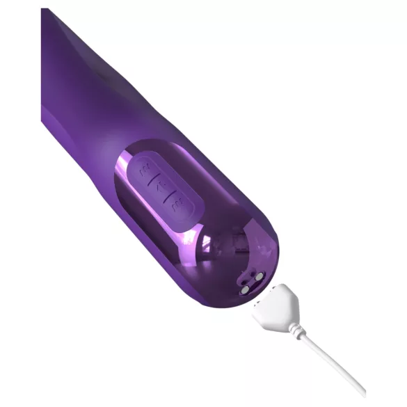 Fantasy For Her - 2in1 työntävä vibraattori ja klitoriskiihotin (violetti)