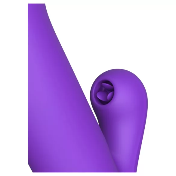 Fantasy For Her - 2in1 työntävä vibraattori ja klitoriskiihotin (violetti)