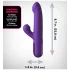 Fantasy For Her - 2in1 työntävä vibraattori ja klitoriskiihotin (violetti)