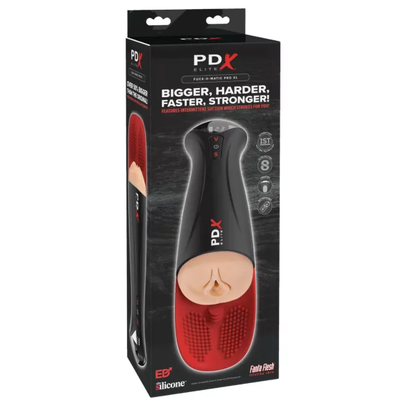 PDX Elite Fuck-O-Matic Pro XL automaattinen imevä masturbointilaite - musta