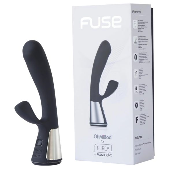 Fleshlight OHMIBOD Kiiroo - älykäs klitoriskiihotin (musta)