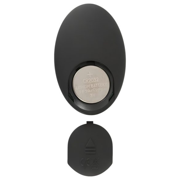 ANOS - pyörivä helmillä anaalivibraattori - musta