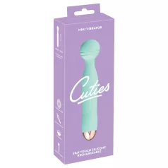   Cuties Mini Wand - ladattava, vedenkestävä hierontavibraattori (vihreä)