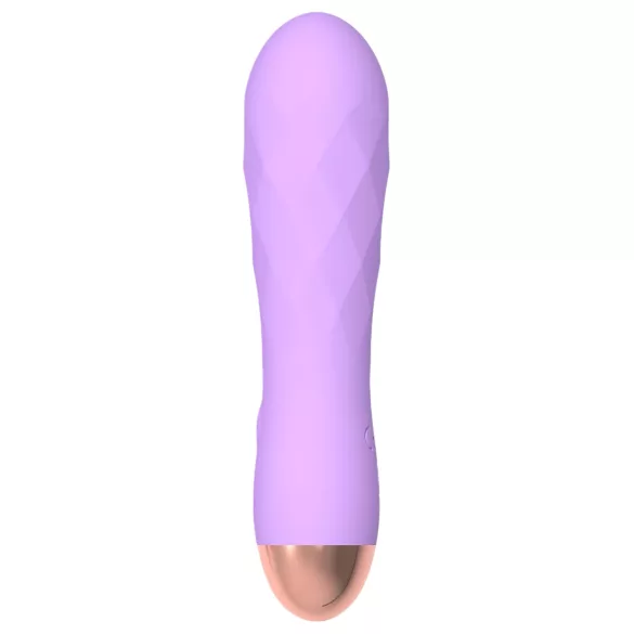 Cuties Mini - ladattava vesitiivis ritilävibraattori - violetti