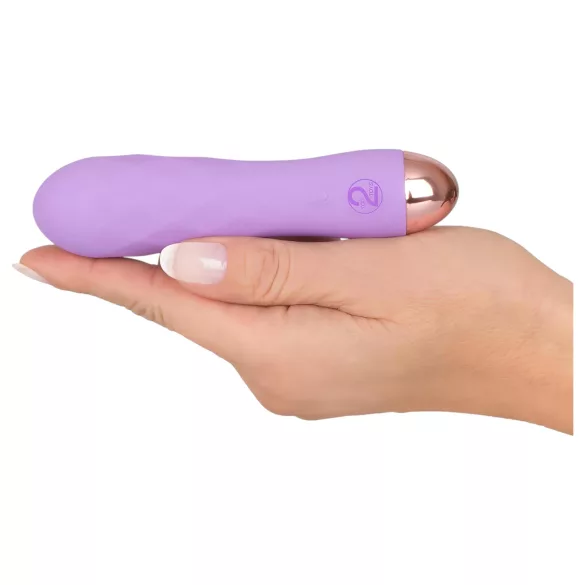 Cuties Mini - ladattava vesitiivis ritilävibraattori - violetti