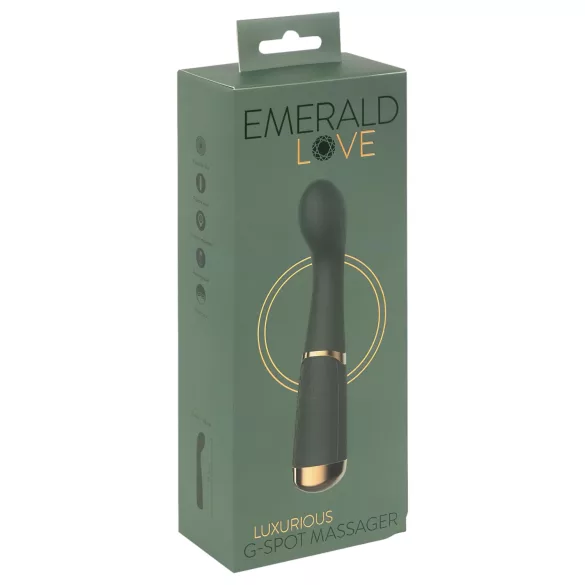 Emerald Love - ladattava G-pistevibraattori - vesitiivis - vihreä