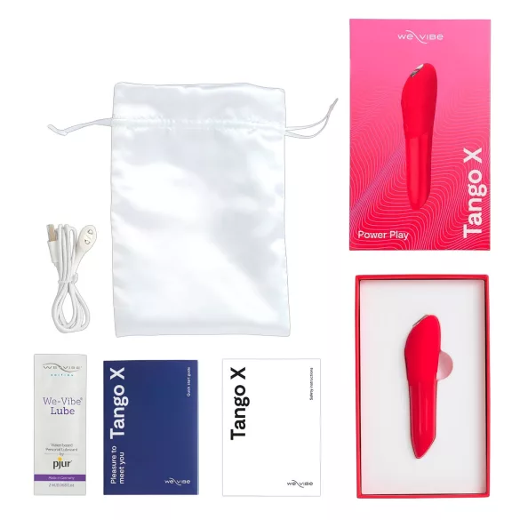 We-Vibe Tango X - ladattava vedenkestävä klitoriskiihotin - koralli