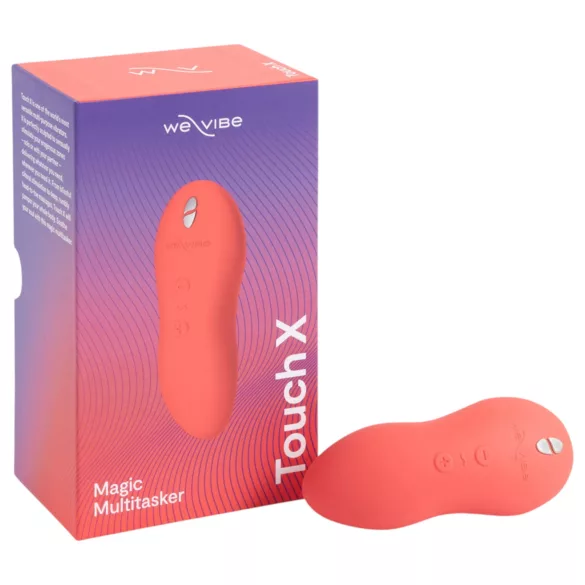 We-Vibe Touch X - klitoriskiihotin - ladattava, vedenkestävä - koralli