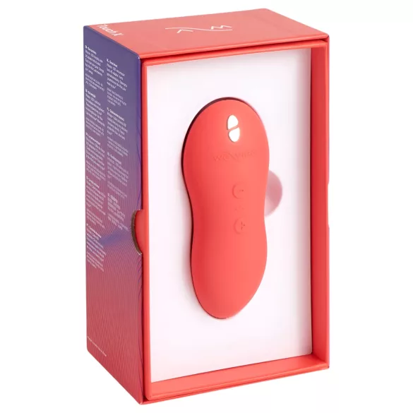 We-Vibe Touch X - klitoriskiihotin - ladattava, vedenkestävä - koralli