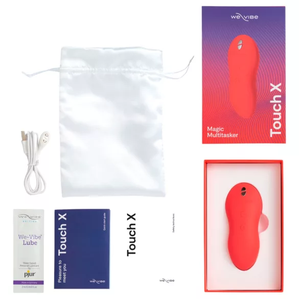 We-Vibe Touch X - klitoriskiihotin - ladattava, vedenkestävä - koralli