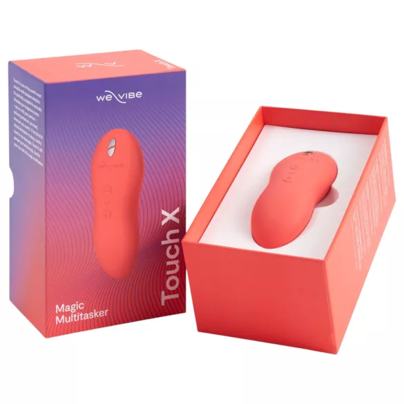 We-Vibe Touch X - klitoriskiihotin - ladattava, vedenkestävä - koralli