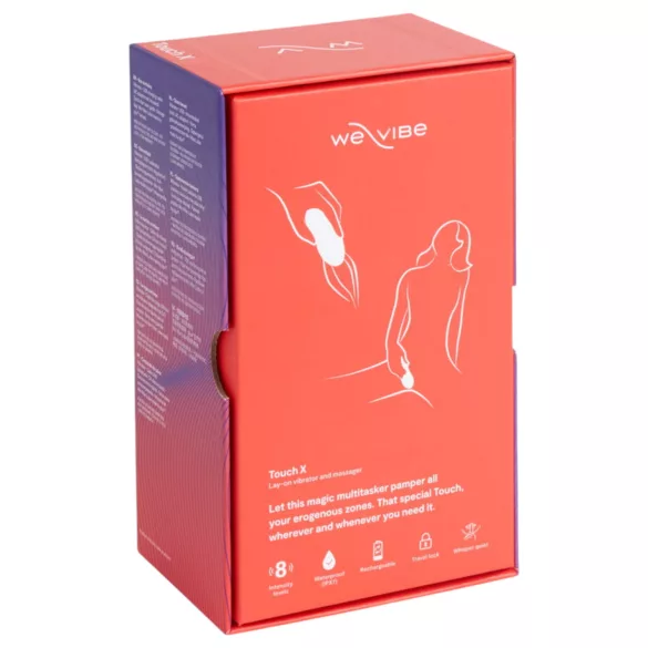 We-Vibe Touch X - klitoriskiihotin - ladattava, vedenkestävä - koralli