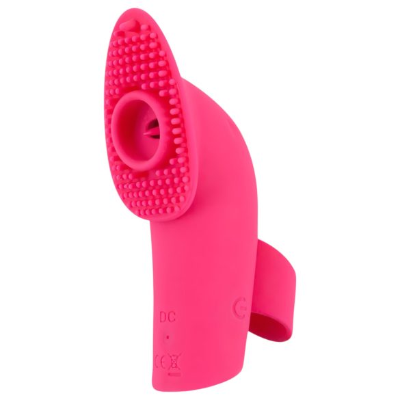 SMILE Licking - ilma-aalto-kielinen sormivibraattori (pinkki)
